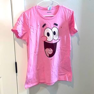 EUC Women’s Size M Medium SpongeBob Patrick Character T-Shirt Tee Top Costume
